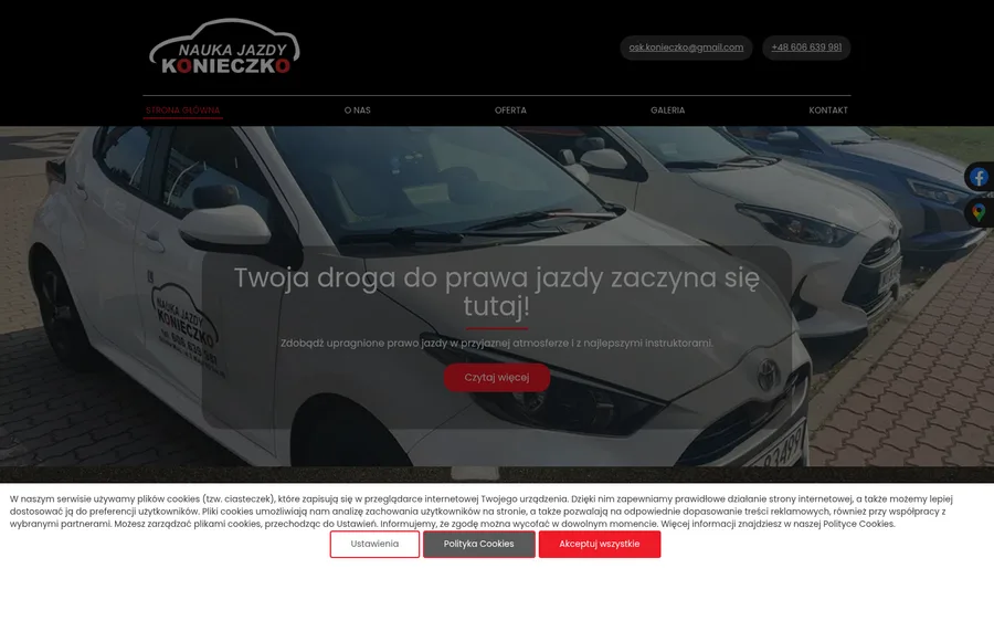 NAUKA JAZDY KONIECZKO